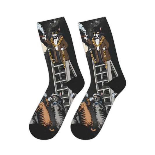 Chaussettes Mi-Hautes "Ladder To Succes"